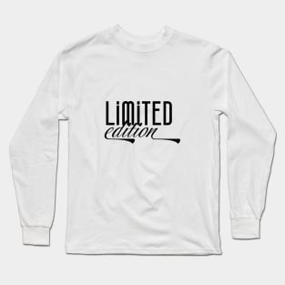 Limited edition Black Long Sleeve T-Shirt